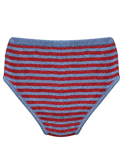 BLUE AND RED STRIPED LUREX Knickers Giada Benincasa | 06091122